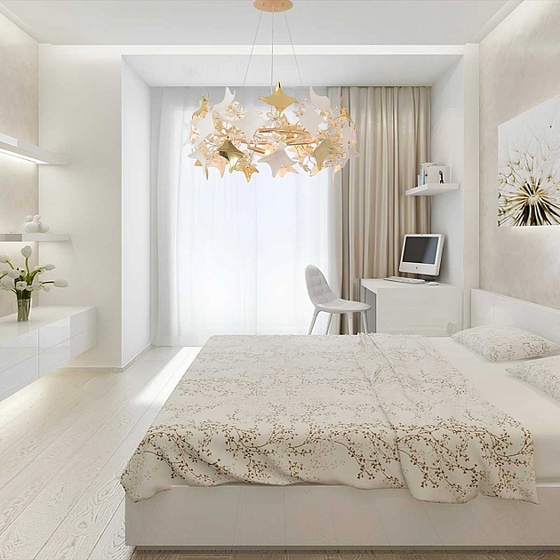 Подвесная люстра Crystal Lux LETISIA SP8 GOLD Фото № 2