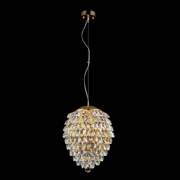 Подвесной светильник Crystal Lux Charme SP6 Gold/Transparent Фото № 1