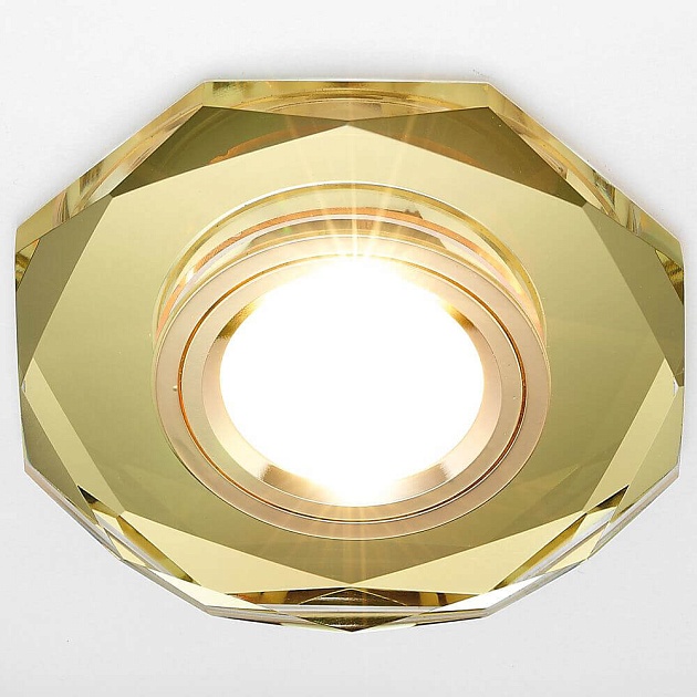 Встраиваемый светильник Ambrella light Classic 8020 Gold изображение 2 Встраиваемый светильник Ambrella light Classic 8020 Gold Фото № 2
