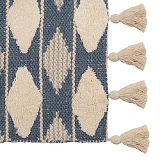 Ковер Tkano из хлопка синего цвета Argyle из коллекции Ethnic, 70х160 см TK18-DR0001 3