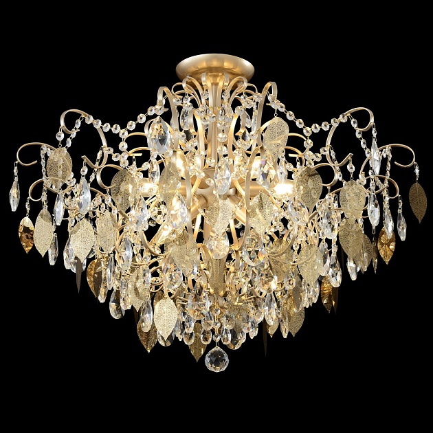 Потолочная люстра Crystal Lux Esmiralda PL9 Gold Фото № 1