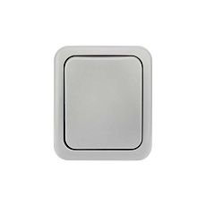 Переключатель проходной Mini OG IP54, о/у, серый KRANZ KR-78-0837 1