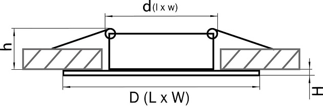 Встраиваемый светильник Lightstar Banale Weng 011008 изображение 2 Встраиваемый светильник Lightstar Banale Weng 011008 Фото № 2