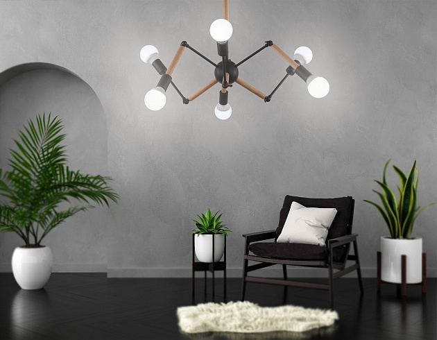 Подвесная люстра Ambrella light Traditional Loft TR80488 изображение 8 Подвесная люстра Ambrella light Traditional Loft TR80488 Фото № 8