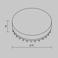 Лампа светодиодная Voltega Wi-Fi GX53 9W 2700-6500К белая 2430 1