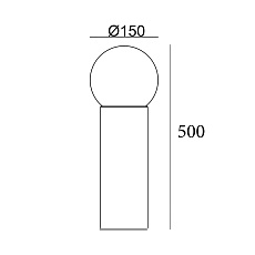 Уличный светильник Escada 30001G/01 1
