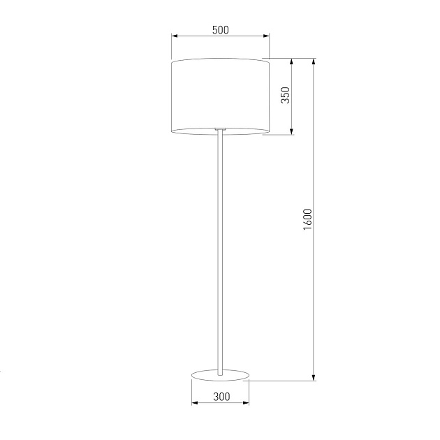 Торшер TK Lighting 16033 Umberto Фото № 2
