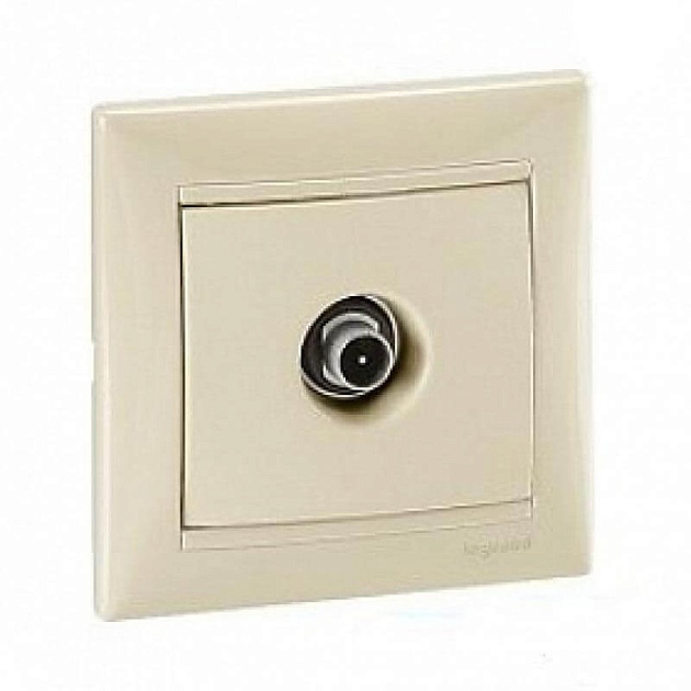 ТВ-розетка оконечная Legrand Valena слоновая кость 774330 Фото № 2