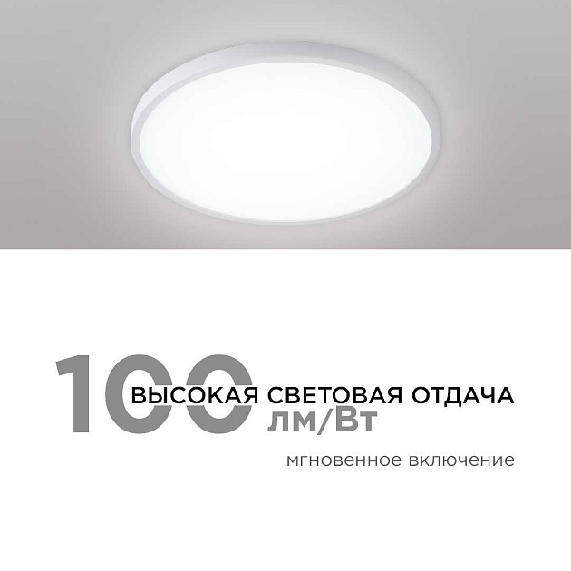 Потолочный светодиодный светильник Apeyron Spin 18-130 Фото № 4