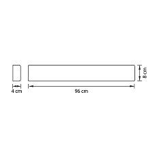 Настенный светодиодный светильник Lightstar Fiume 810538 2