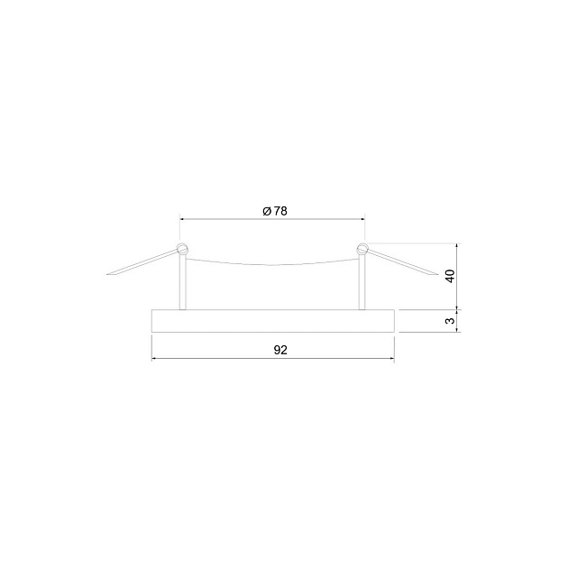 Встраиваемый светильник Elektrostandard 122 MR16 серебро/белый a053353 Фото № 2