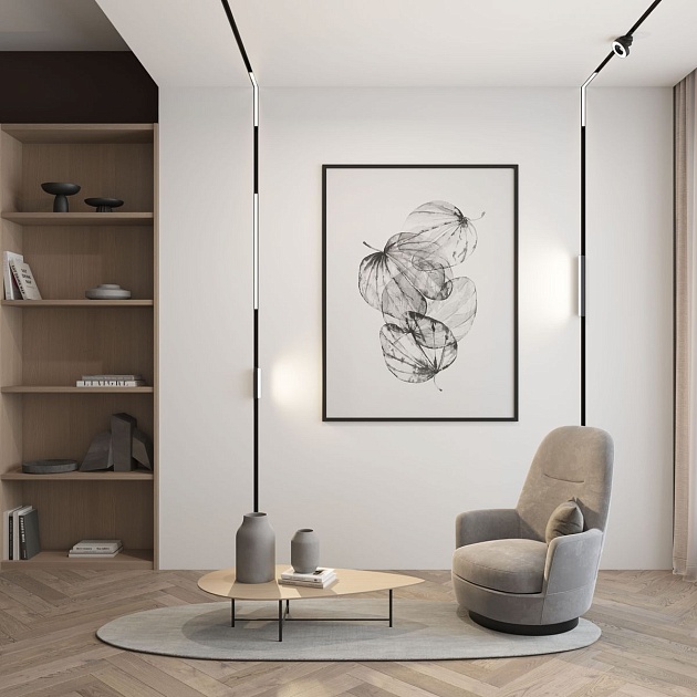 Трековый светодиодный светильник Denkirs Smart Linear DK8005-BK Фото № 7