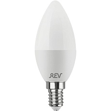 Лампа светодиодная REV C37 Е14 11W 2700K теплый свет свеча 32510 9 1