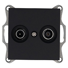 Розетка TV+FM Jasmart G6205PB