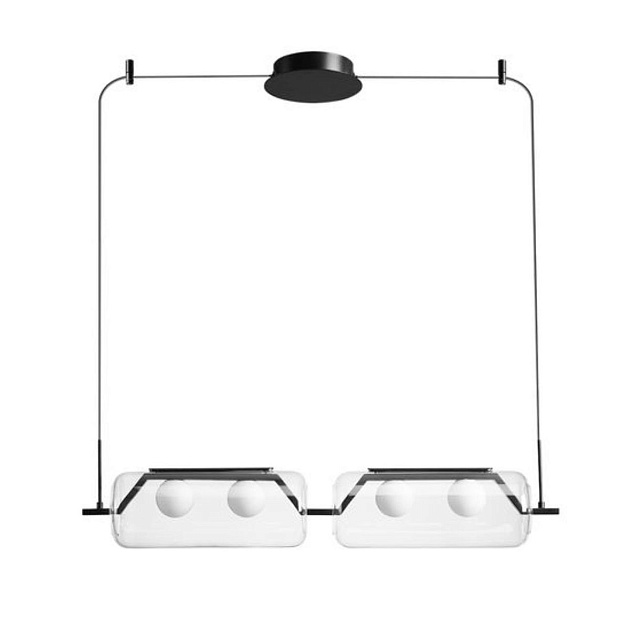 Подвесной светодиодный светильник Arte Lamp Geneva A2341SP-4BK Фото № 1