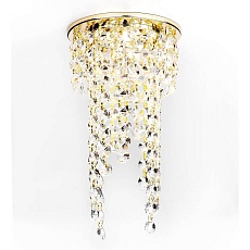 Встраиваемый светильник Ambrella light Crystal K2071 G/CL 1