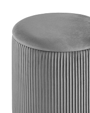 Пуф Stool Group Шарлотта с ящиком велюр серый 19A205VA-8167-55 3