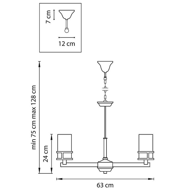 Подвесная люстра Lightstar Cero 731067 изображение 4 Подвесная люстра Lightstar Cero 731067 Фото № 4