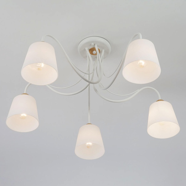 Потолочная люстра Eurosvet 70062/5 белый Фото № 4