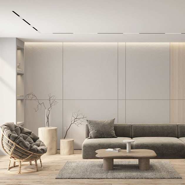 Трековый светодиодный светильник Denkirs Simple Linear DK8203-BK Фото № 3