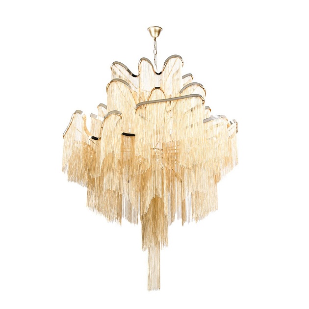 Подвесная люстра Loft IT Stream 10208/1000 Gold изображение 3 Подвесная люстра Loft IT Stream 10208/1000 Gold Фото № 3