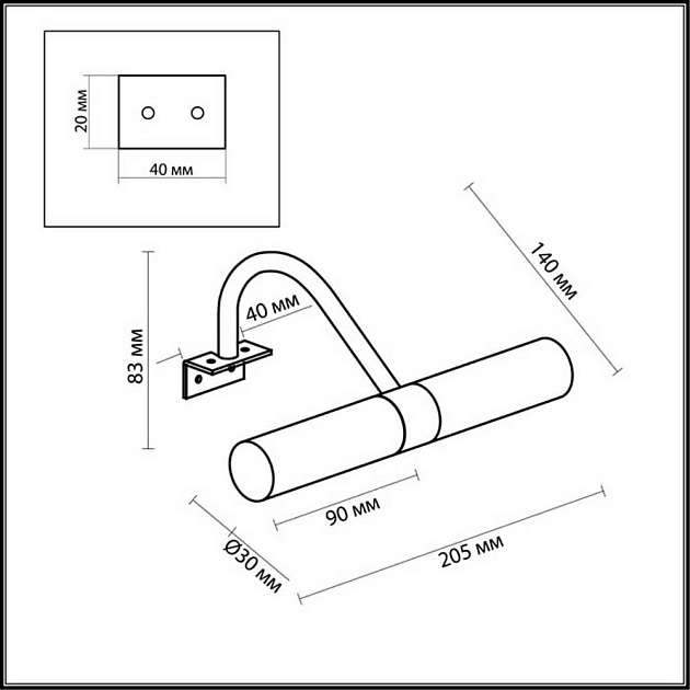 Подсветка для зеркал Odeon Light Drops Izar 2452/2 Фото № 2