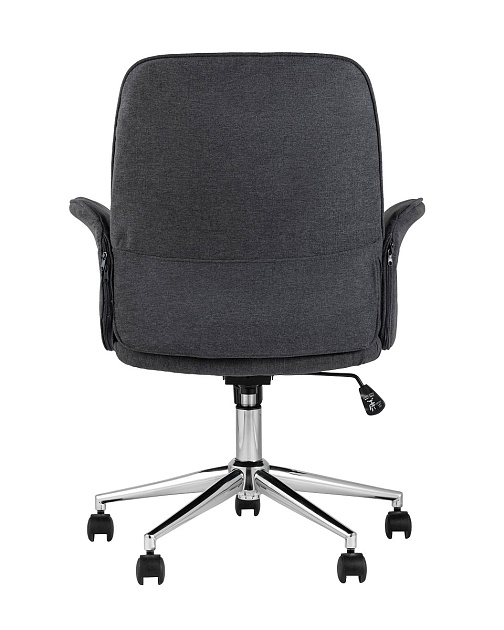 Кресло руководителя Stool Group Simona серый THOMASINA GY702-36 GREY Фото № 4