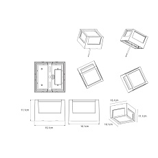 Уличный светодиодный светильник Arte Lamp Ulysses A6406PF-1BK 1