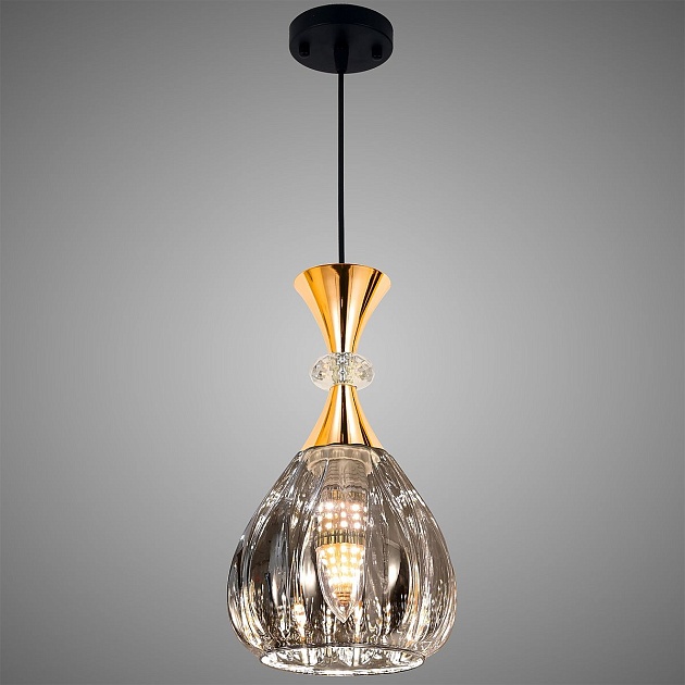 Подвесной светильник Reluce 09015-0.9-01 Smoke Фото № 3