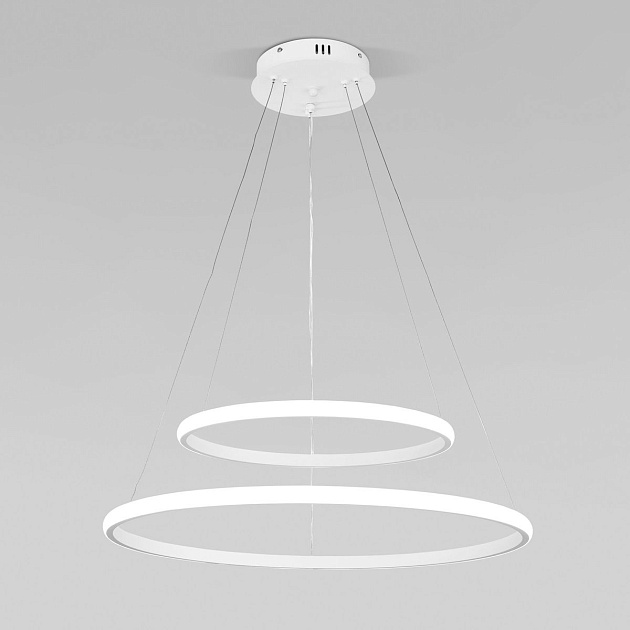 Подвесной светодиодный светильник Eurosvet Collars 90264/2 белый Фото № 6