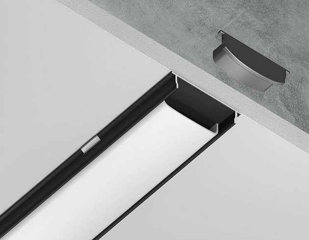 Профиль с рассеивателем Ambrella Illumination GP1600BK Фото № 5