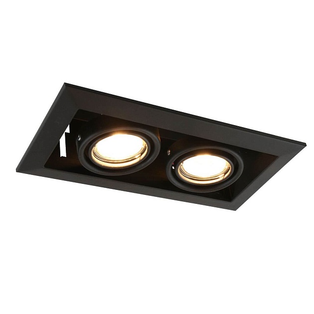 Встраиваемый светильник Arte Lamp Cardani Piccolo A5941PL-2BK Фото № 1
