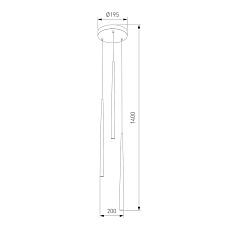 Подвесная люстра TK Lighting 10117 Piano 1