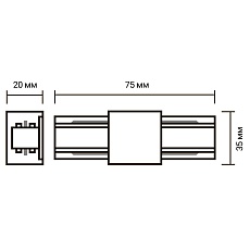 Коннектор прямой Jazzway PTR/R CI-WH 5031838 1