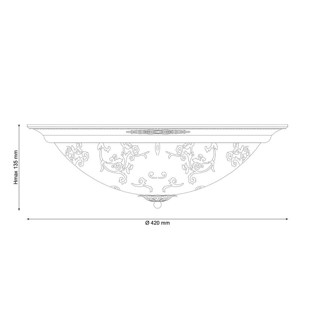 Потолочный светильник Lucia Tucci Lugo 142.3 R40 White Фото № 2