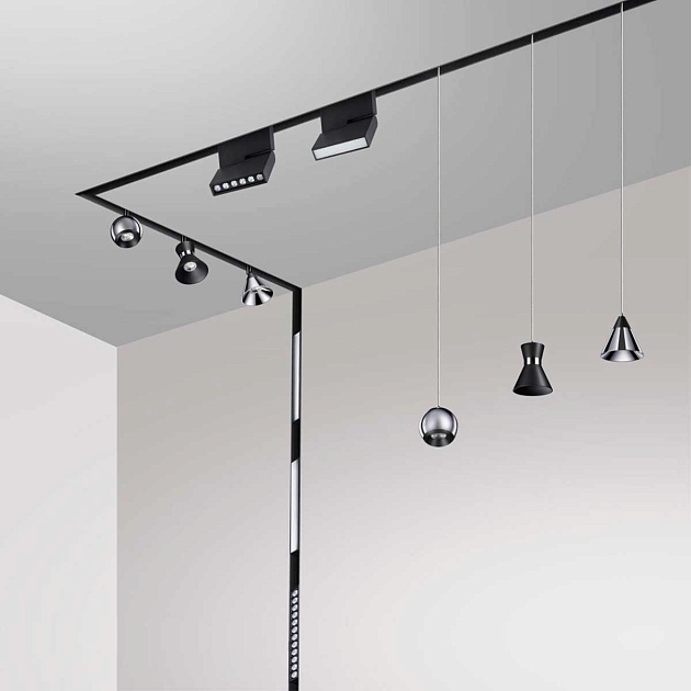 Трековый низковольтный светодиодный светильник Novotech Shino Flum 358423 Фото № 6