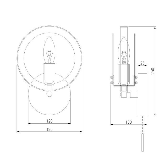 Бра Eurosvet Gallo 70121/1 белый Фото № 2