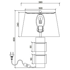 Настольная лампа Vele Luce Rome VL5754N01 4