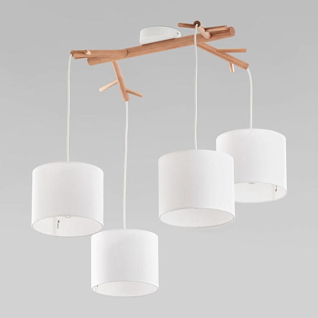 Подвесная люстра TK Lighting 6554 Albero White Фото № 1