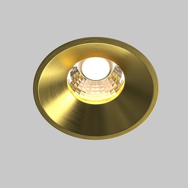 Встраиваемый светодиодный светильник Maytoni Round DL058-12W3K-BS Фото № 5