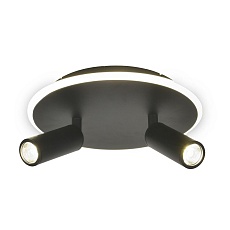 Потолочный светодиодный светильник Escada 20046SMA/02LED BK 3