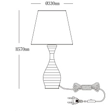 Настольная лампа MW-Light Салон 415033801 2