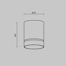 Потолочный светодиодный светильник Maytoni Technical Orlo C085CL-9W3K-B 1