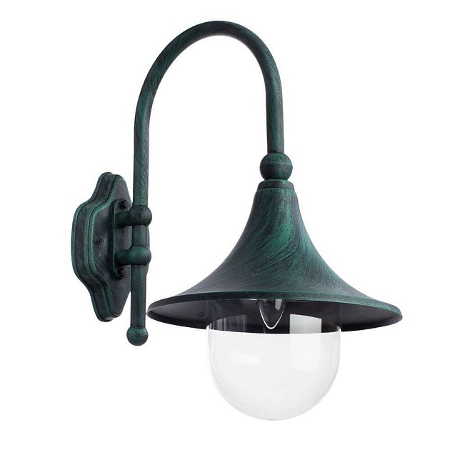 Уличный настенный светильник Arte Lamp Malaga A1082AL-1BG изображение 1 Уличный настенный светильник Arte Lamp Malaga A1082AL-1BG Фото № 1
