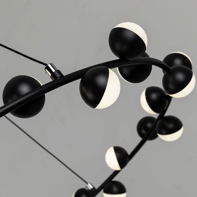 Подвесная светодиодная люстра Arte Lamp Dexter A3619SP-30BK изображение 2 Подвесная светодиодная люстра Arte Lamp Dexter A3619SP-30BK Фото № 2