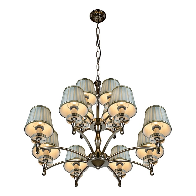 Подвесная люстра iLamp Olivia 82336/8+4 CR Фото № 4