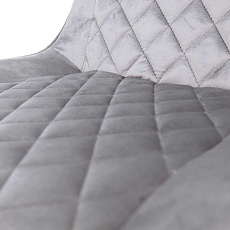 Барный стул AksHome Leros светло-серый, велюр 81473 5