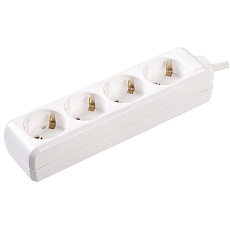 Удлинитель У04 4 места 2P+PE/5м 3х1мм2 16А/250В IEK WYP10-16-04-05-Z-N