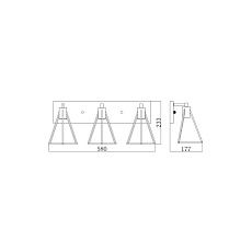 Бра Vele Luce Storm VL6136W03 1