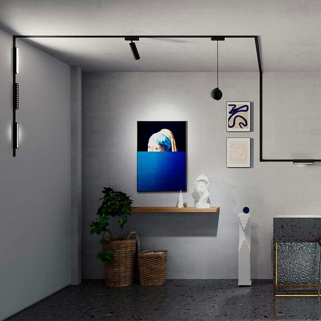 Трековый подвесной светодиодный светильник для низковольтного шинопровода Novotech Shino Smal 359098 Фото № 7